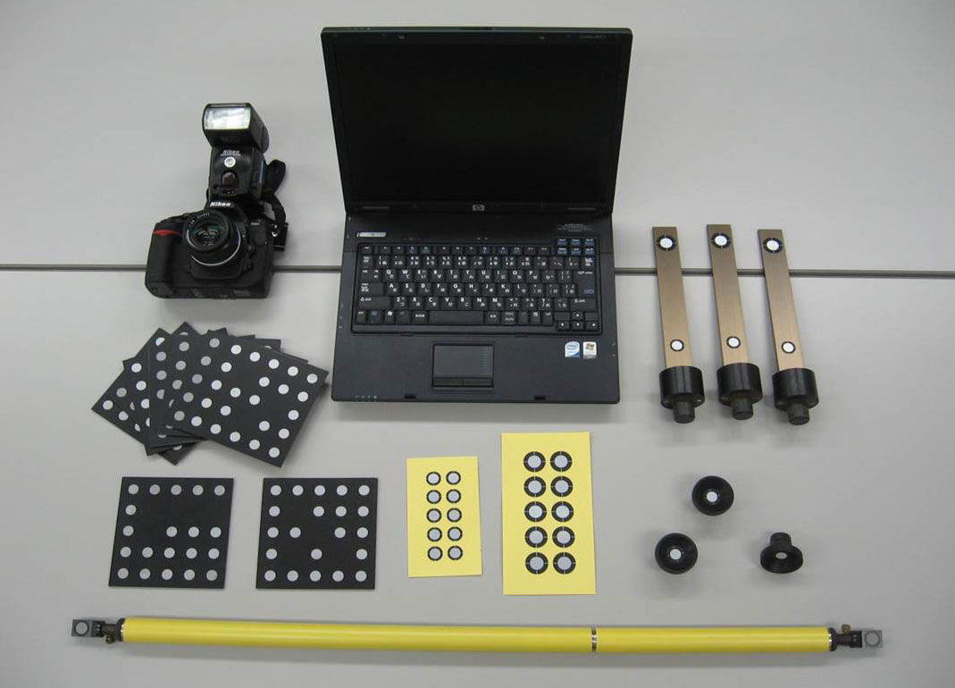 使用機材の写真